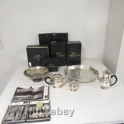 Arthur Price of England Silver Plate Collection 19pc Tableware Boxed Bundle