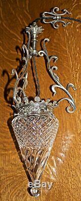 Arts And Crafts/art Nouveau Antique Silver Plated Ceiling Light/lamp Was Benson