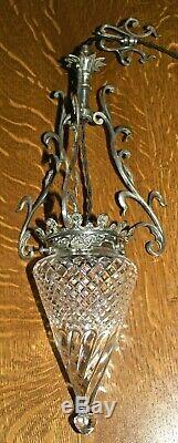 Arts And Crafts/art Nouveau Antique Silver Plated Ceiling Light/lamp Was Benson