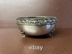 Arts & Crafts 2 Handle Silver Plate Fruit Bowl