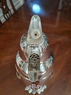 Authentic 1936 Silver Plated Figural Penguin Cocktail Shaker Napier Company