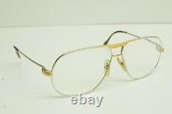 Authentic Cartier Tank Louis Platine Eyeglasses 59 12 135 Vintage Glasses Frames