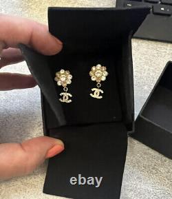 Authentic chanel earrings, Complete With Original Box