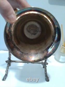 BELL Victorian Edwardian TABLE DINNER BELL Silver Plated VERY LOUD Antique RARE