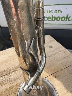 BESSON & Co Class A Prototype Tenor Horn Silver Plate With Original Leather Case