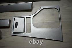 BMW E39 Original Satin Finish Chrome Plated Silver Interior Trim Set MattChrom