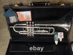 Bach Omega Silver Bb Trumpet-The Original, Not The Modern One! Serviced, Extras