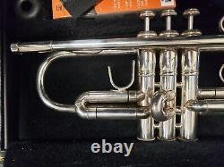 Bach Omega Silver Bb Trumpet-The Original, Not The Modern One! Serviced, Extras