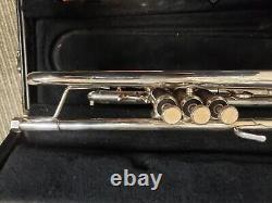 Bach Omega Silver Bb Trumpet-The Original, Not The Modern One! Serviced, Extras