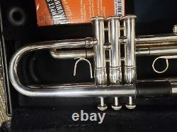 Bach Omega Silver Bb Trumpet-The Original, Not The Modern One! Serviced, Extras