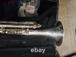 Bach Omega Silver Bb Trumpet-The Original, Not The Modern One! Serviced, Extras