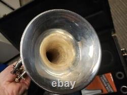 Bach Omega Silver Bb Trumpet-The Original, Not The Modern One! Serviced, Extras