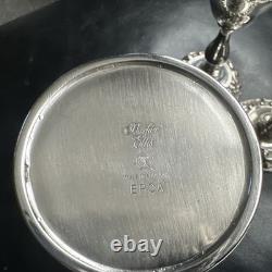 Barker Ellis Silver Plate Tableware Serving Tray & 6 sherry Goblets Set