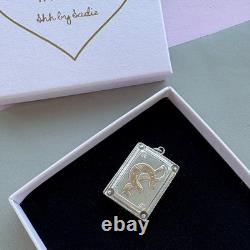 Beautiful Antique Gold and Silver Horseshoe Locket Victorian gold plated