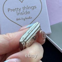 Beautiful Antique Gold and Silver Horseshoe Locket Victorian gold plated