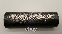 Beautiful Japanese Meiji/Taisho (early 20thC) Iron & Silver Tea Scoop