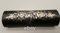 Beautiful Japanese Meiji/Taisho (early 20thC) Iron & Silver Tea Scoop