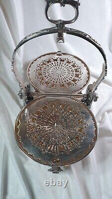 Beautiful Victorian Silver Plated Muffin/toast Warmer circa 1890 Rare design