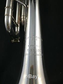 Benge Trumpet Los Angeles #3, original Case, Bach Mouthpiece, ML Bore Plays Well