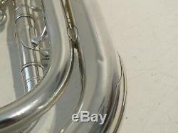 Besson Sovereign BE955 Baritone Horn in Silver Plate with Original Case
