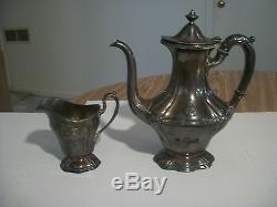 Blackstone Hotel Chicago -antique Very Rare Coffee Or Tea Pot And Creamer Cup