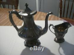 Blackstone Hotel Chicago -antique Very Rare Coffee Or Tea Pot And Creamer Cup