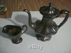 Blackstone Hotel Chicago -antique Very Rare Coffee Or Tea Pot And Creamer Cup