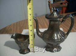 Blackstone Hotel Chicago -antique Very Rare Coffee Or Tea Pot And Creamer Cup