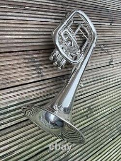 Boosey & Hawkes Sovereign Eb Tenor Horn-Silver Plated -Original Round Stamp