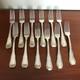Boulenger silverware, 12 table forks, Regency style, silver-plated metal