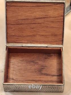 Box Jewelry Silver Plated Scene Romantic Courteous Silver Silber