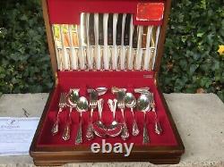 Boxed Regalia Cutlery Set Silver Plated Very Nice Condition A1