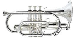 Brand New Besson 1000 series Bb Cornet in Silver, Never Used, Original Packaging