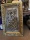 Brass Silver Plate Art Nouveau Gilt Bronze Plaque by Franz Xaver Bergmann