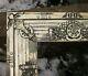 C1900 Beautiful Gothic Greek Revival Silver Plate Victorian 6 x 8 Frame FREESHIP