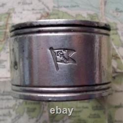 C1920 Original Emmigrant Ship ANCHOR LINE silver plated Napkin Ring No 43