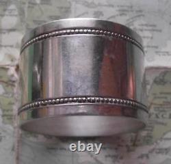 C1920 Original Emmigrant Ship SILVER LINE silver plated Napkin Ring
