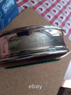 CARRS Sheffield Sterling SILVER Hallmarked Wine Bottle Coaster In Original Box