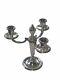 CHRISTOFLE Beautiful Three Armed Silver Plated Candlholder