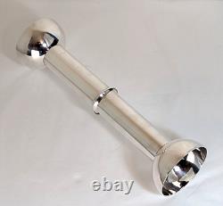 CHRISTOPH WIDMANN Silver Plated Altar Church Pillar Candle Holder Signed Germany