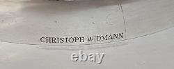 CHRISTOPH WIDMANN Silver Plated Altar Church Pillar Candle Holder Signed Germany