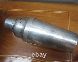 COCKTAIL SHAKER WMF ART DECO silver plated hand hammered very good Condition