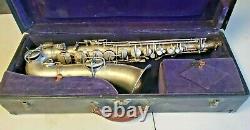 CONN SAXOPHONE SILVER PLATED WITH NECK AND ORIGINAL CASE C Melody