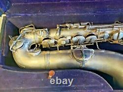 CONN SAXOPHONE SILVER PLATED WITH NECK AND ORIGINAL CASE C Melody