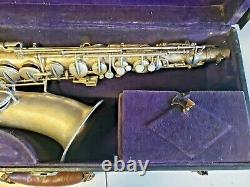 CONN SAXOPHONE SILVER PLATED WITH NECK AND ORIGINAL CASE C Melody