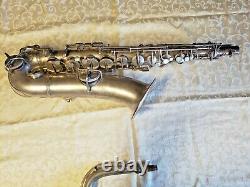 CONN SAXOPHONE SILVER PLATED WITH NECK AND ORIGINAL CASE C Melody