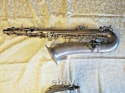 CONN SAXOPHONE SILVER PLATED WITH NECK AND ORIGINAL CASE C Melody