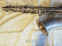 CONN SAXOPHONE SILVER PLATED WITH NECK AND ORIGINAL CASE C Melody