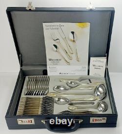 CUTLERY SET Willhiem Toscana Rosfreier Edelstahl 72 Piece Case Gold Plated