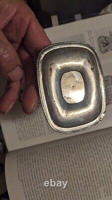 C. 1840 Old Sheffield Plate Silver Wax Jack Taper with Original Sealing Wax